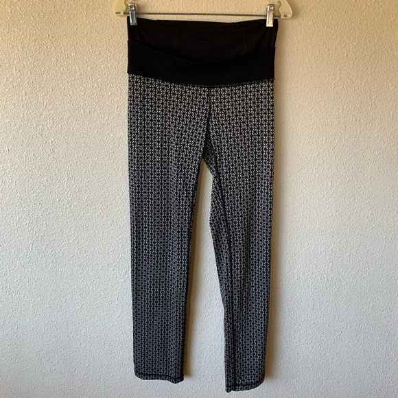 lululemon athletica Pants - Lululemon Straight Up Pant Legging Double Waist